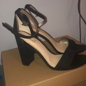 Francesca’s ankle strap heels